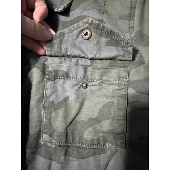 American Eagle Army Green Camo Women’s Small/P Jacket Gorpcore Outdoors Utility - Picture 12 of 13